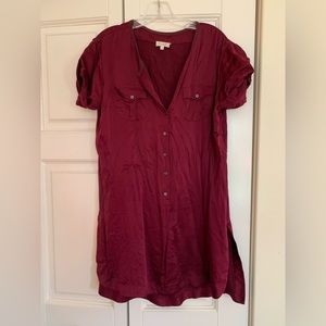 MALO - Luxury Italian Brand - Silk Shirt Dress